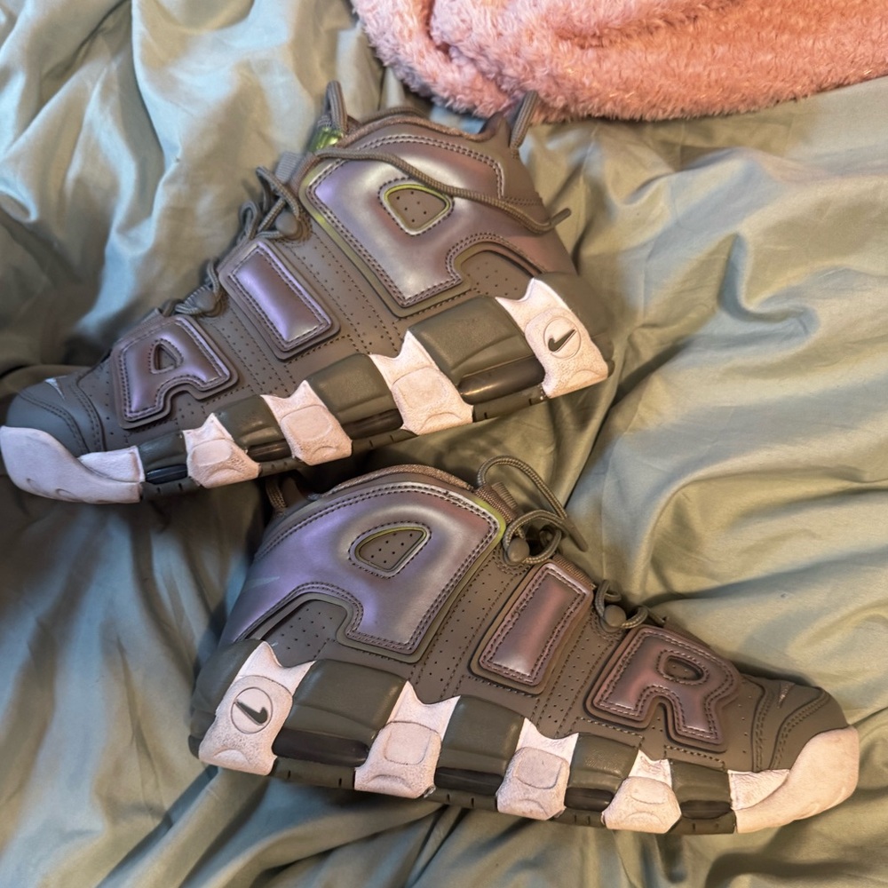 Nike Uptempo Olive Green Sneakers